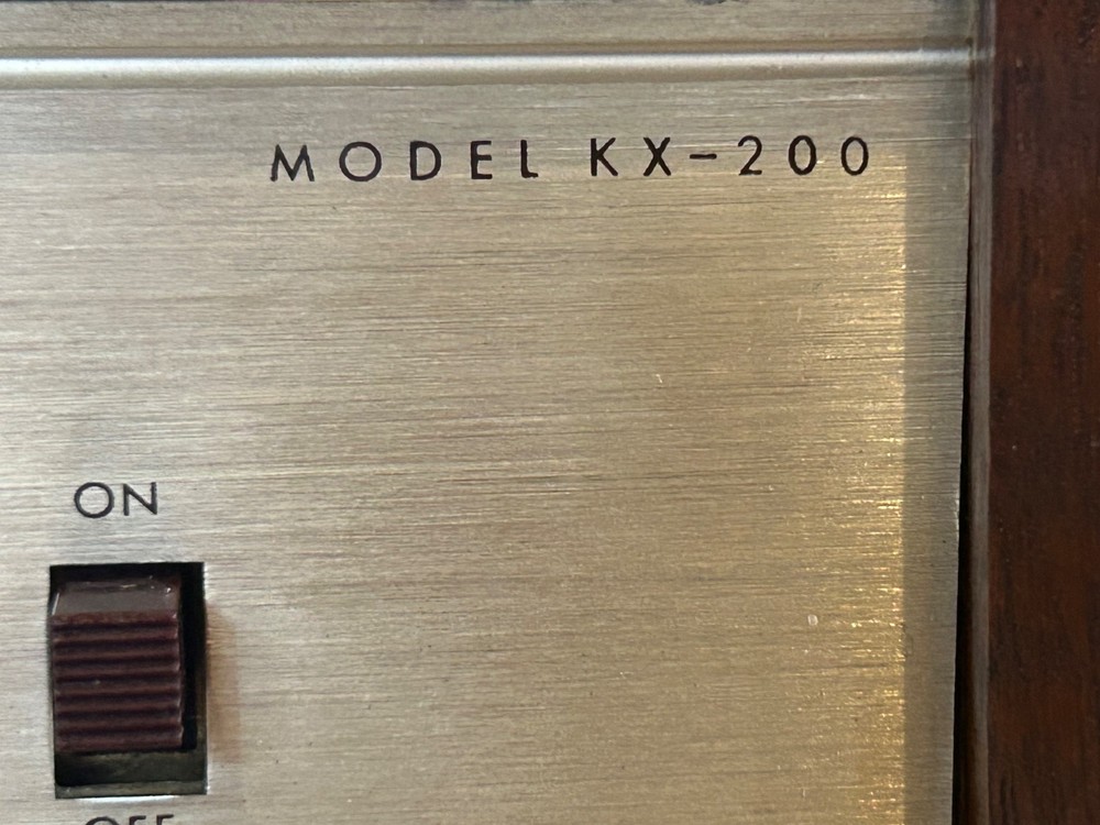 Fisher Model KX200 Integrated Stereo Master Control Amplifier Sericed Excellent