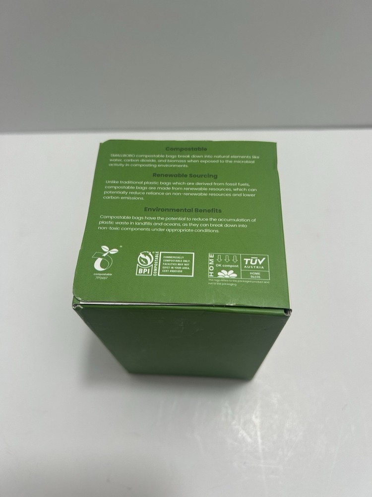 Smallbobo Compostable Bags 1.6 Gallon 50 Count