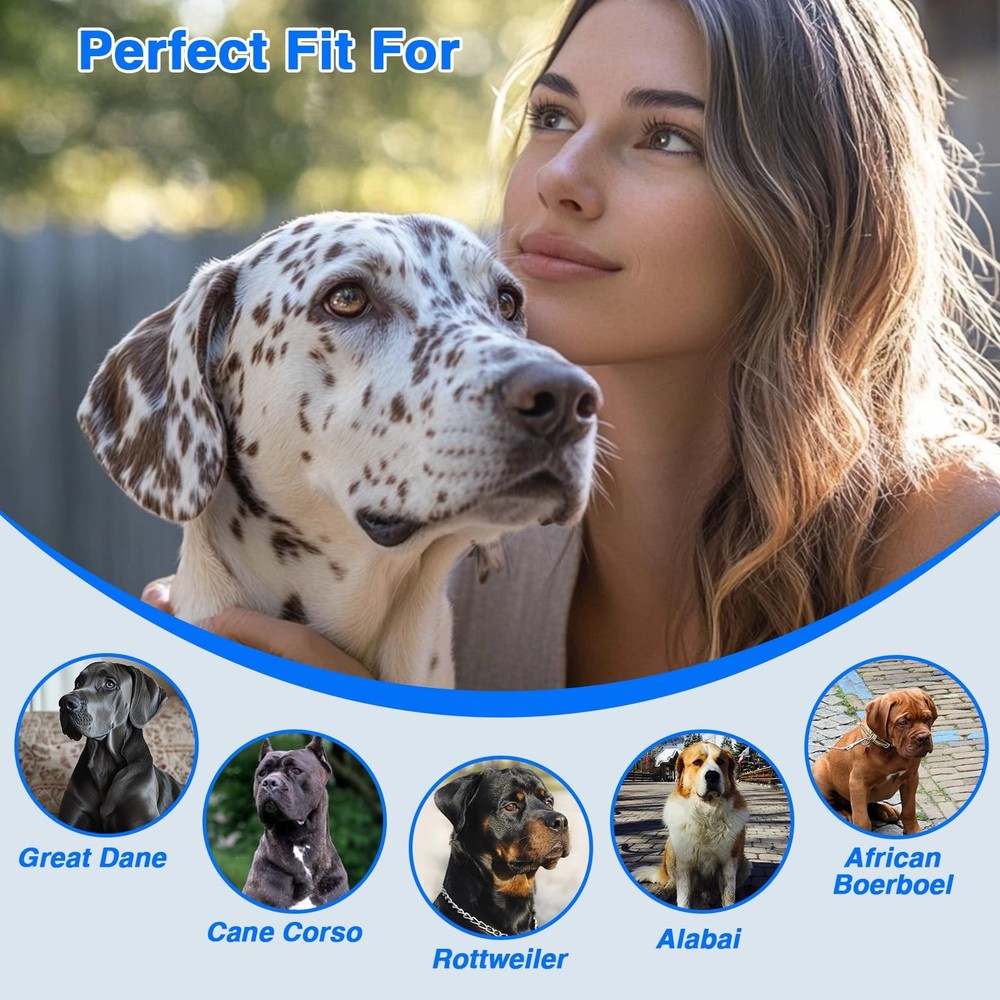 Great Dane Muzzle to Prevent Biting,Extra Large Dog Muzzle for Great Dane,Met...