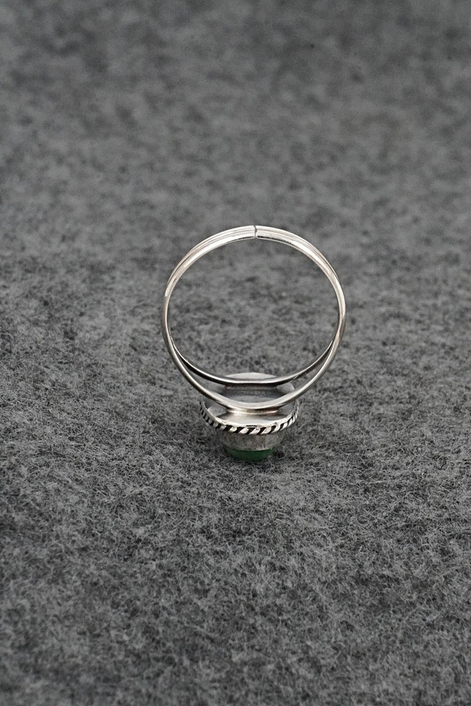 Turquoise & Sterling Silver Ring - Rosemary Saunders - Size 7