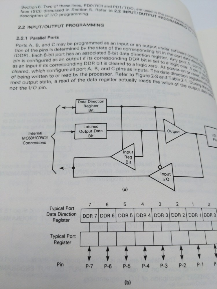 MOTOROLA MC68HC05C4 Semiconductor Chip Advance Information Reference Guide 1983