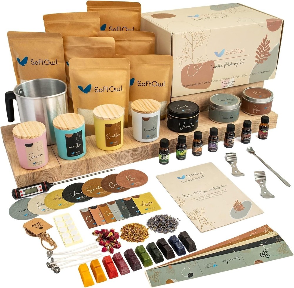 Soy Candle Making Kit - Complete Set for Beginners