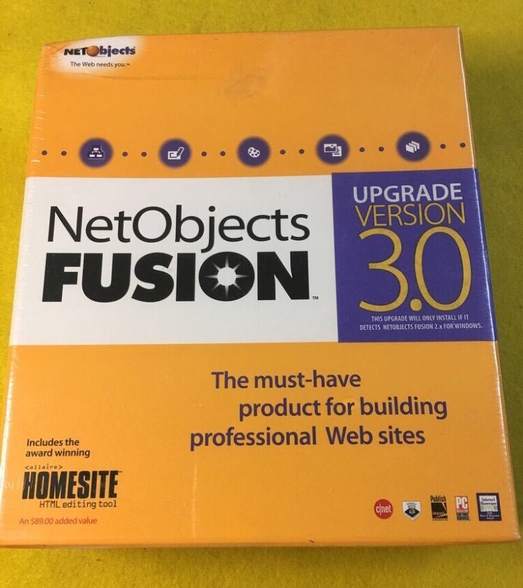 NetObjects Fusion Upgrade Version 3.0 for Windows