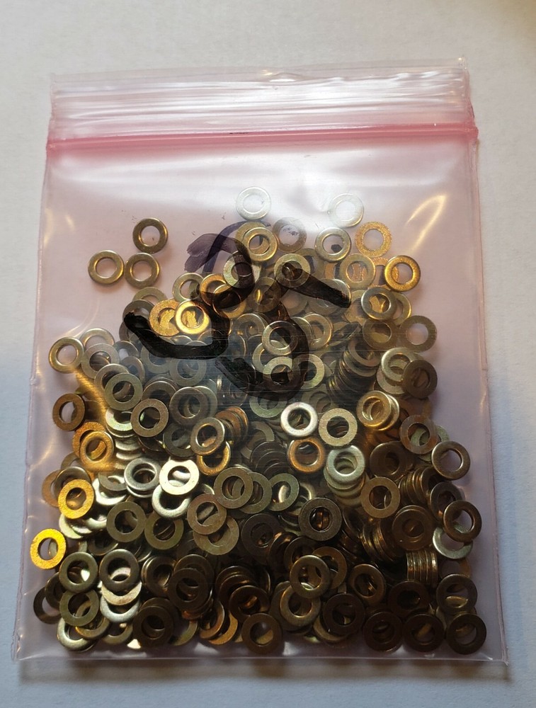 #4 Steel Flat Washers 400 Pieces