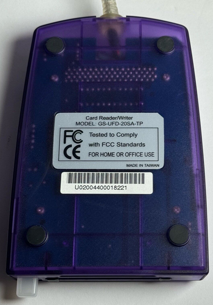 Lexar Media Card Reader/Writer GS-UFD-20SA-TP - Tested