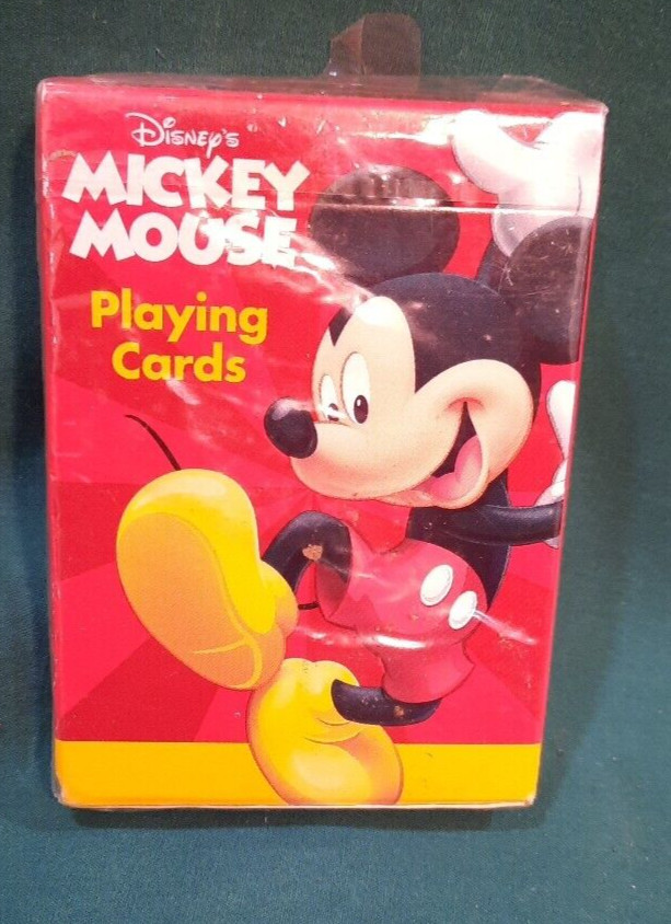 Disney Mickey Mouse Playing Card Deck Sealed  NEW