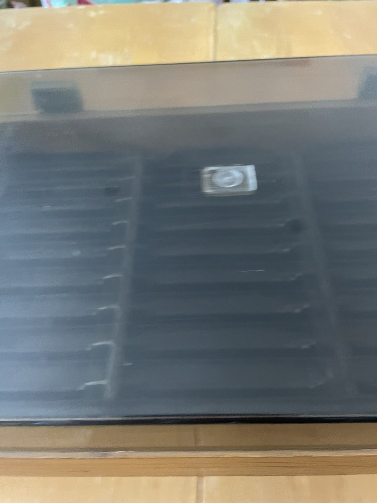 Vintage cassette storage box - hold 30
