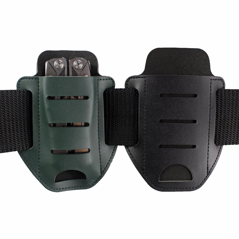 Single Pocket Multitools Holder Leather Tool Sheath Organizer Belt Pouch