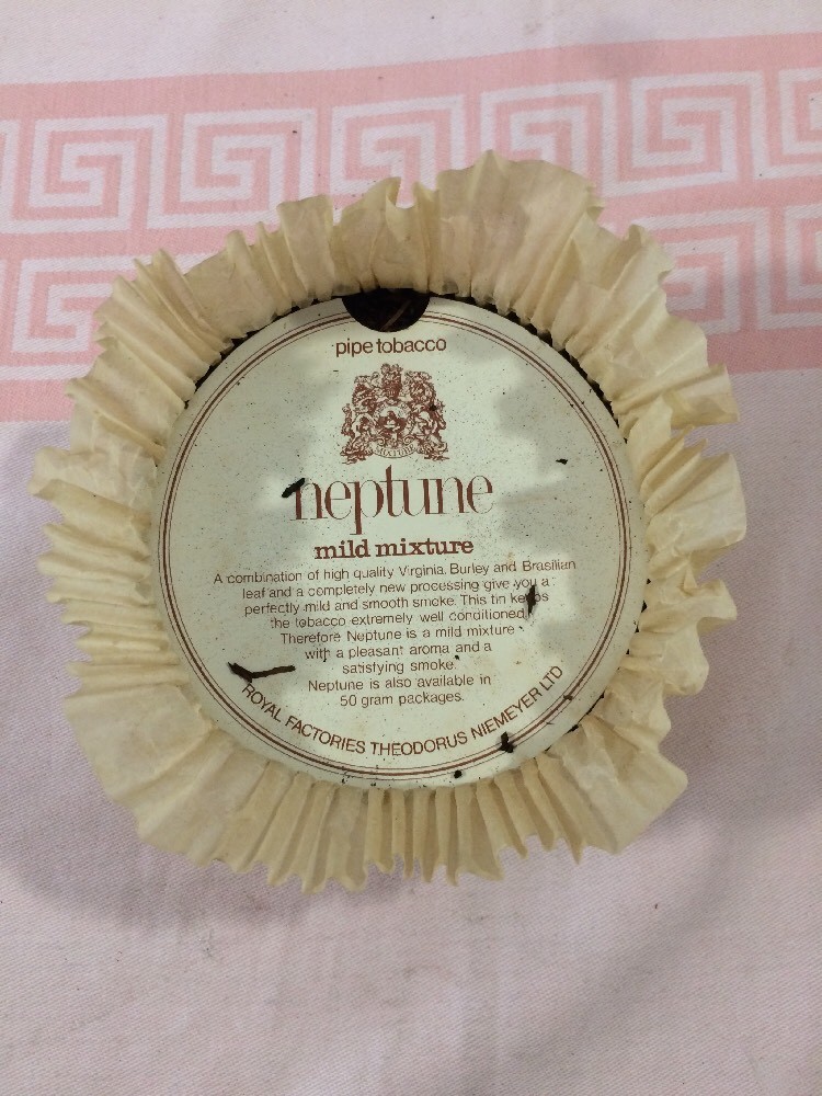 Neptune brand vintage tin box