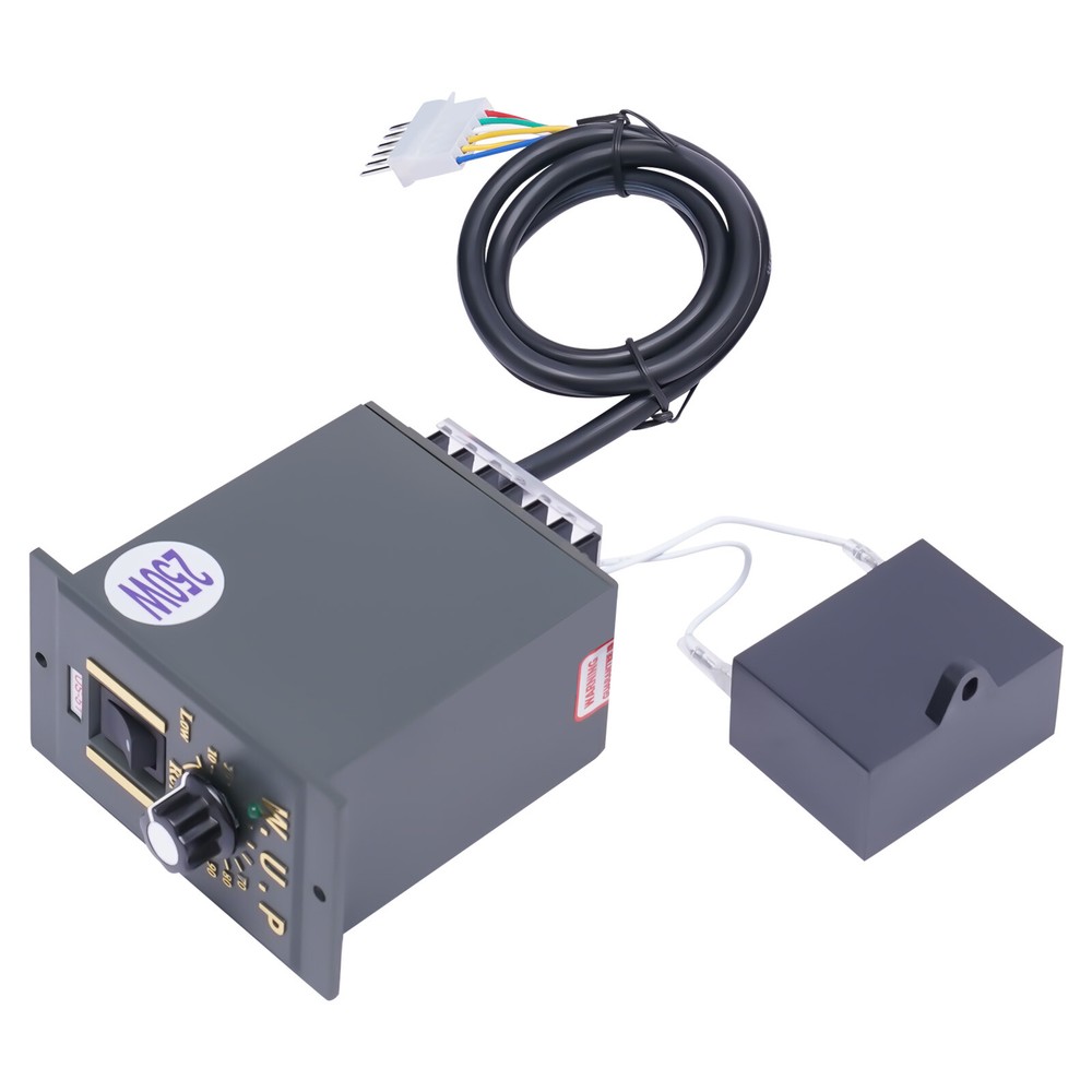 250W 110V AC Gear Motor with Variable Speed Controller and Bracket Single Phase