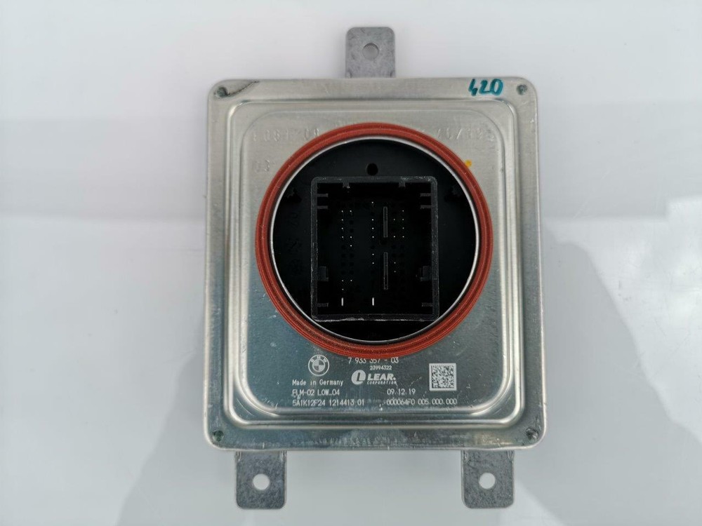 BMW LED HEADLIGHT CONTROL MODULE BALLAST UNIT 7933357-03 GENUINE