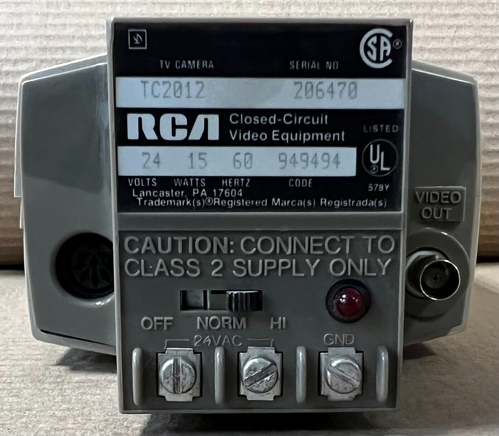 RCA TC2012 CAMERA