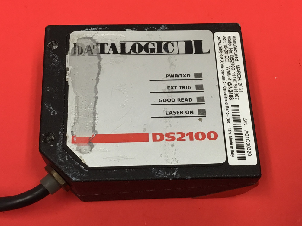 DataLogic - Laser Barcode Reader - Model: DS2100 w/Junction Box
