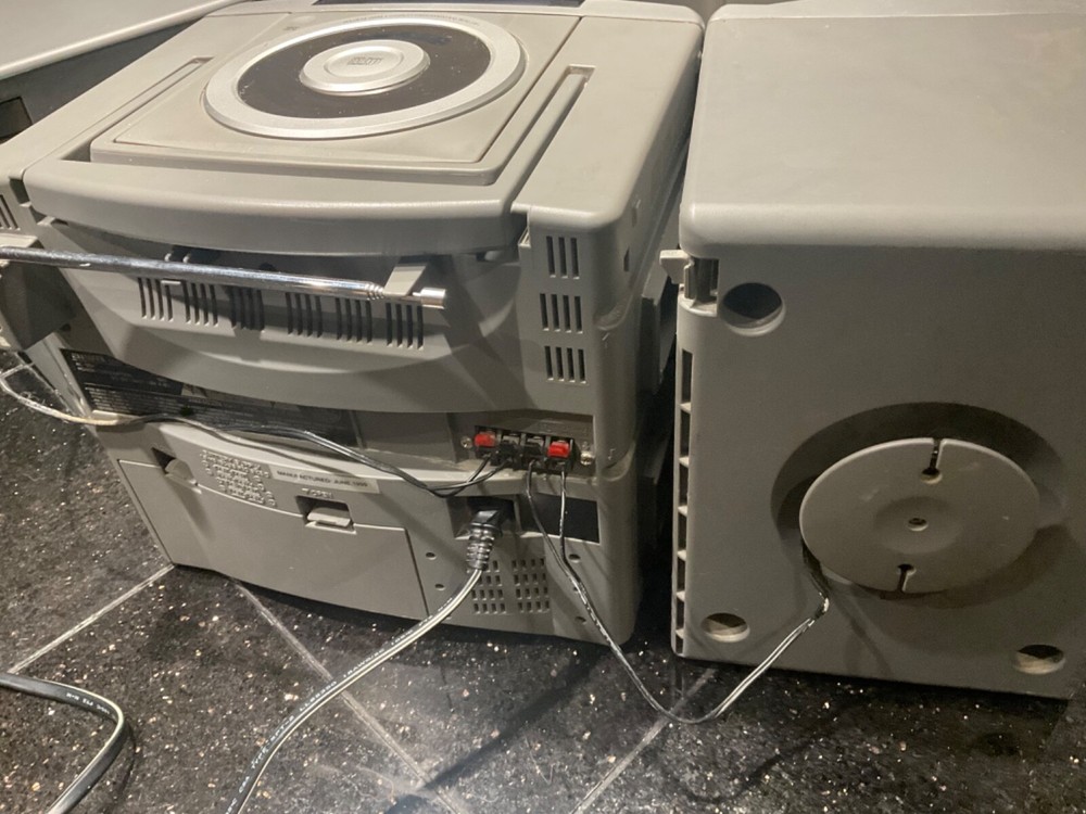 AIWA Model CA-DW235 Boombox Cassette CD Player Tested Full Functioning With Cord