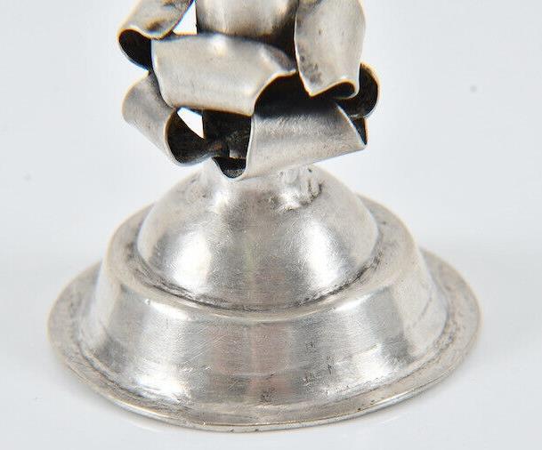 Antique Colonial America Solid Silver Jewish Kiddush Cup ca.1730 Irish Maker?