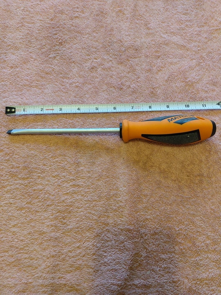 Matco Tools Slotted Screwdriver Orange New