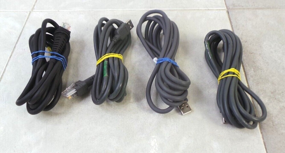 SET OF 4  USB Barcode Scanner Cable For Honeywell