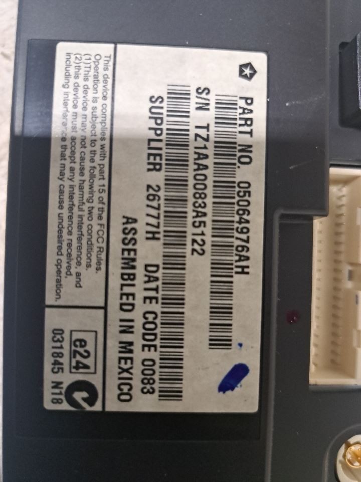 2013 Journey Display Screen Sku#4311884