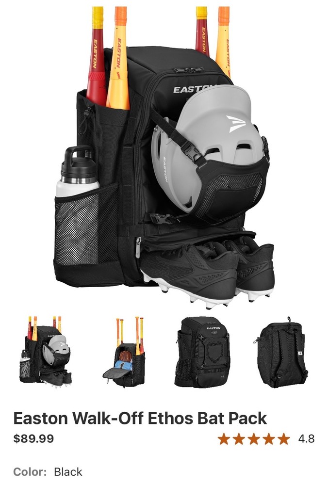 easton softball bag