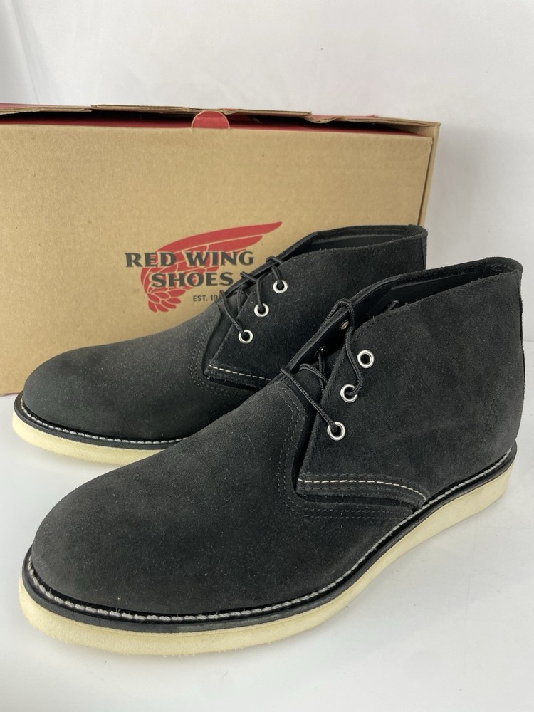 Red Wing 3147 Work Chukka Boot Black Abilene Men’s Multiple Sizes