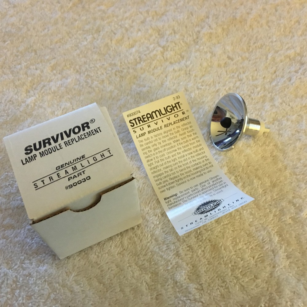 Streamlight 90030 Survivor (Old Model) Flashlight Replacement Lamp Module SL 90X