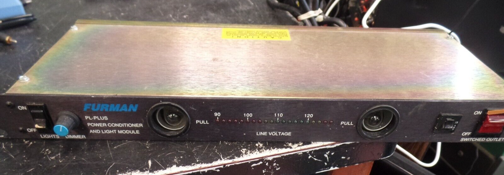 Furman PL-PLUS Power Conditioner & Light Module - 1U rack - 15 amp - UNTESTED