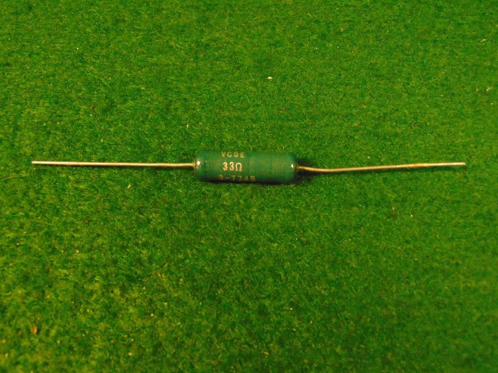 Claro 33 OHM Fixed 5 WATT CERAMIC WIREWOUND RESISTOR NOS