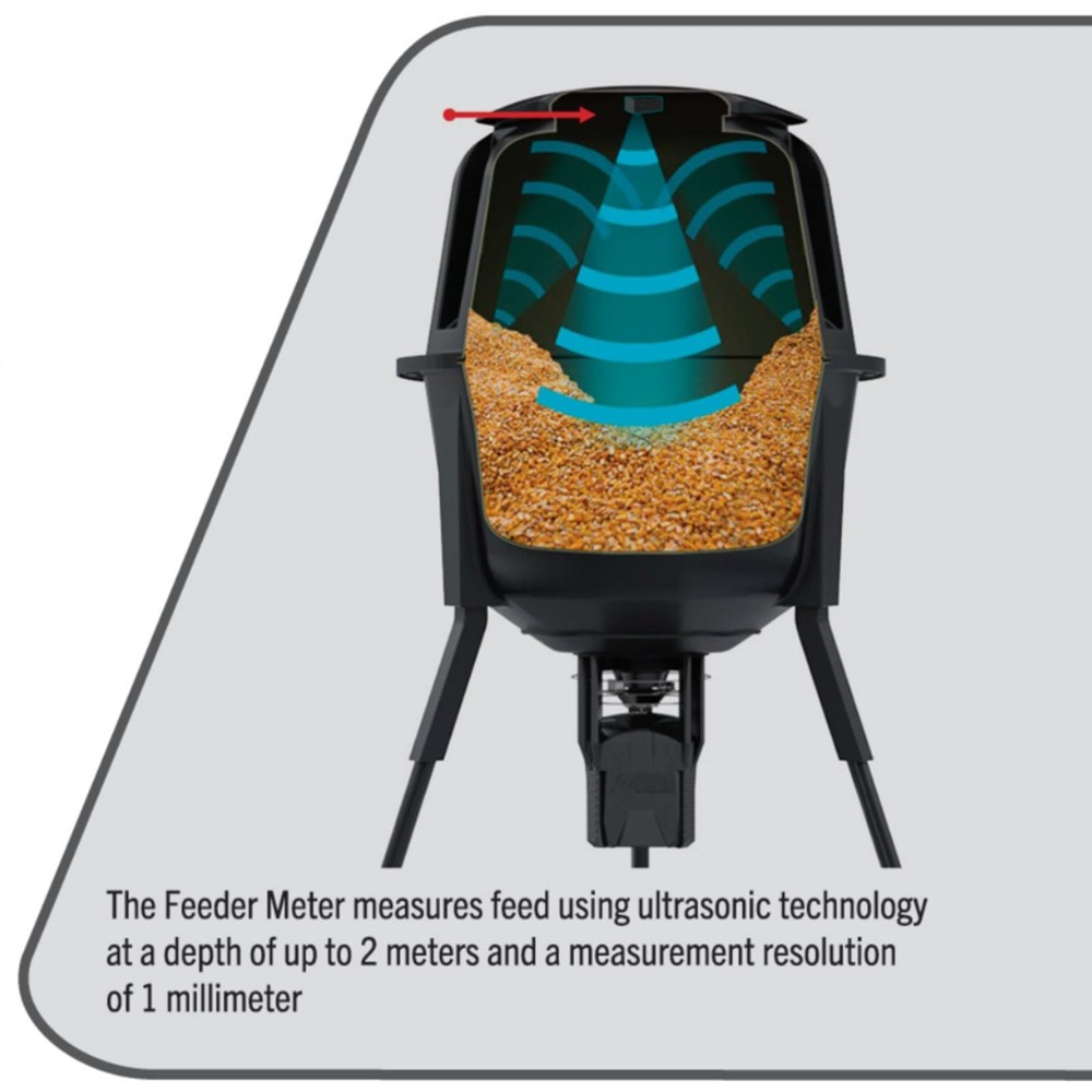 Feeder Meter | Durable Compact Wireless Bluetooth Ultrasonic Accurate Feed