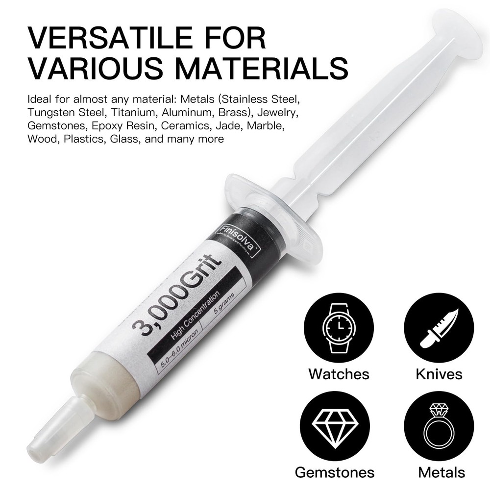 8 Pack Diamond Polishing Compound Genuine 50% Concentration Paste...