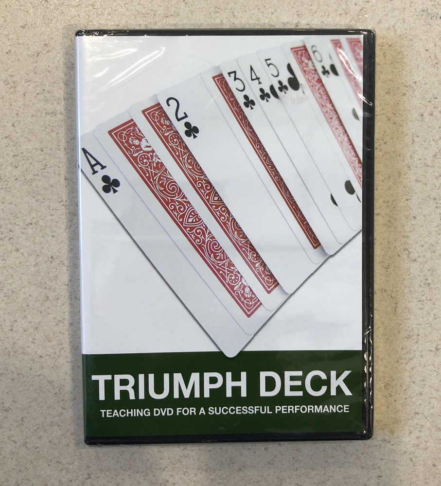 Triumph Deck Magic Makers Teaching DVD for a Successful Performance