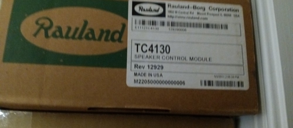 Rauland Borg TC4130 New