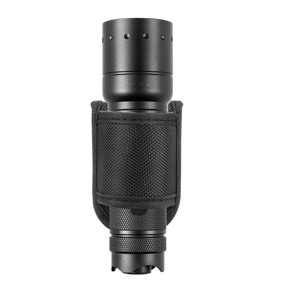 Flashlight Holster for Duty Belt, Open Top D Cell Compact Light Holder Case, ...