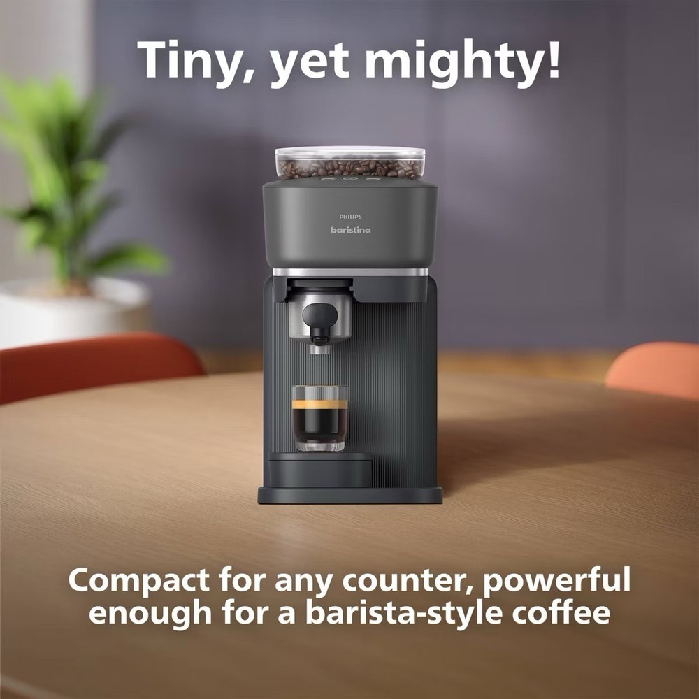 Philips Baristina Automatic Espresso Machine, Black | BAR300/60