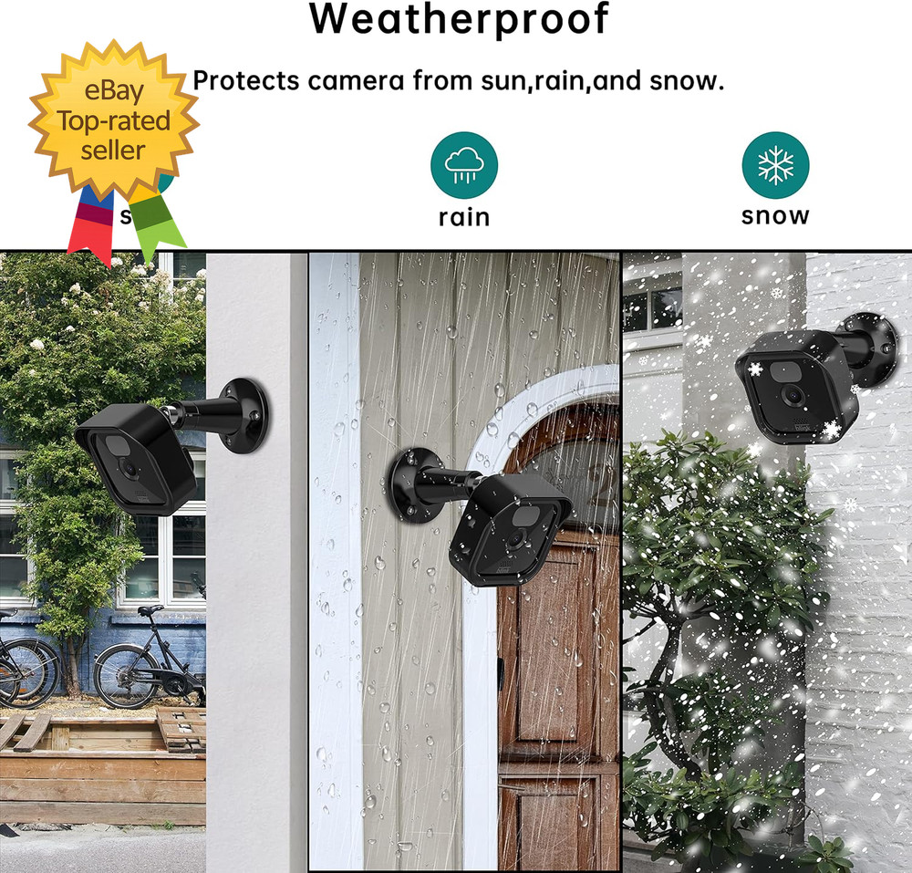 Blink Wall Mount Adjustable 360 Degree Weatherproof Camera Mount for Security