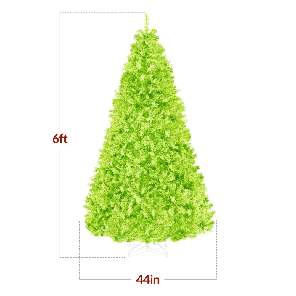 Best Choice Products Artificial Lime Tree Unlit Pine Design w/Easy Assembly