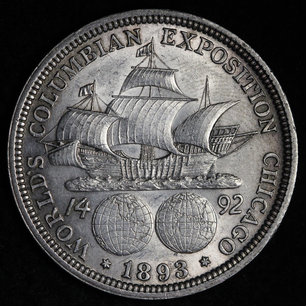 1893 Columbian Expo Commemorative Half Dollar BU UNC MS E761 WTCB