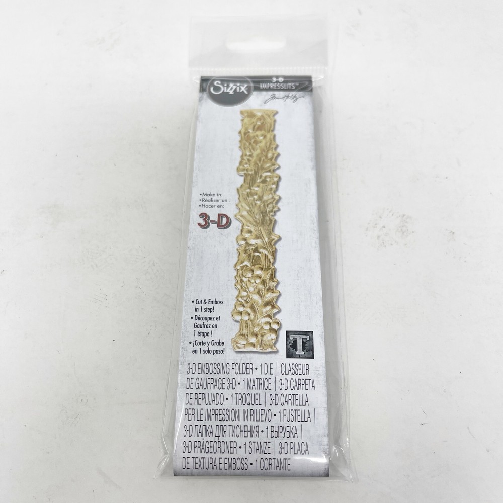 Sizzix Thinlits Christmas Cutting Dies Bundle Holly Mistletoe Winter NEW