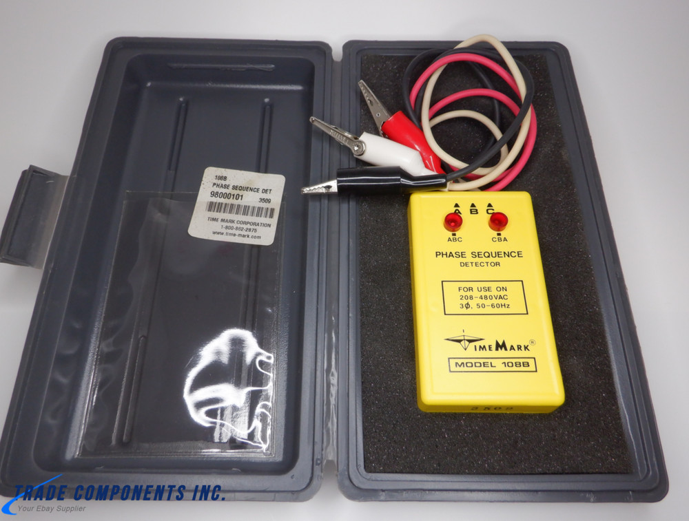 TIME MARK 108B PHASE SEQUENCE DETECTOR, HANDHELD 108 SERIES