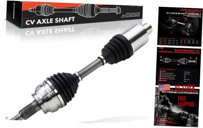 CV Axle Shaft Assembly Compatible with Dodge Front Driver or Passenger Side