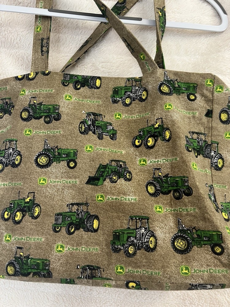 John Deere NWT Nothing Runs Like a Deere Tote Bag Canvas EcoBag