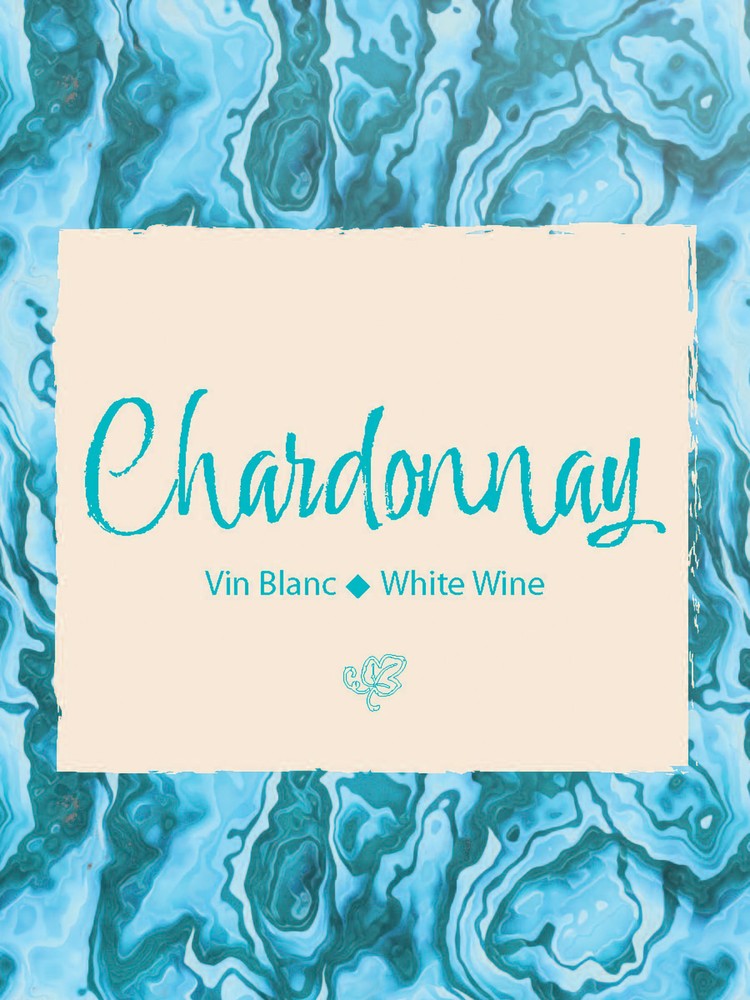 Chardonnay Wine Labels 30/Pack Varietal Collection