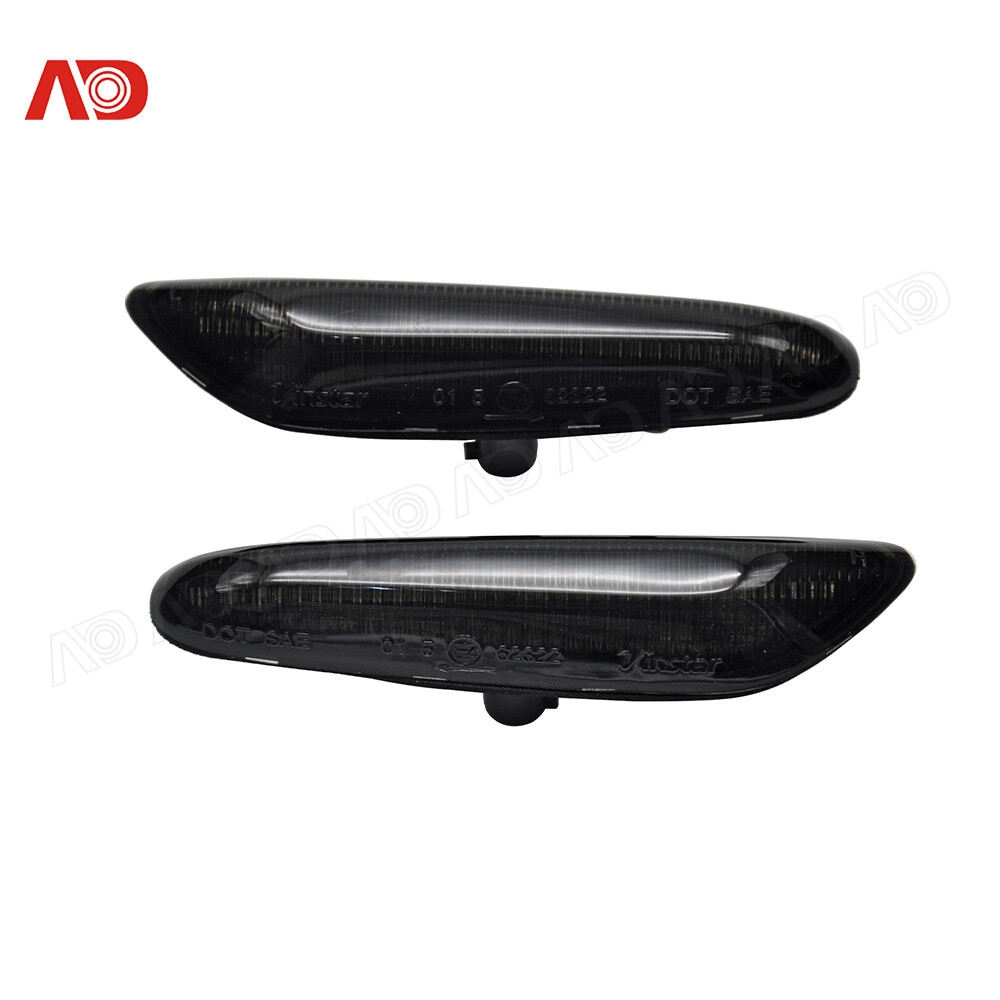 Sequential LED Side Marker Lights Smoked For BMW E60 E61 E82 E88 E90 E91 E92 E93