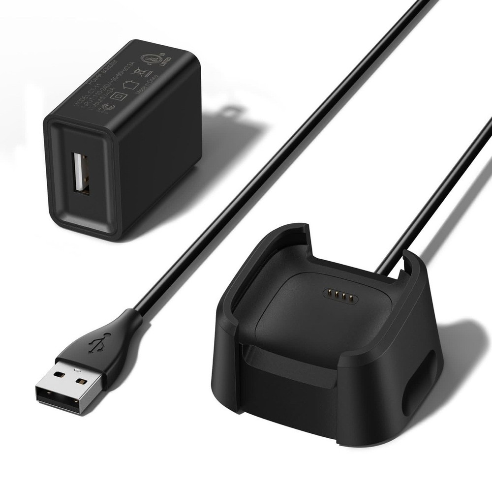 Fitbit Versa & Versa Lite & Versa SE USB Charging Dock Station Cable Charger kit