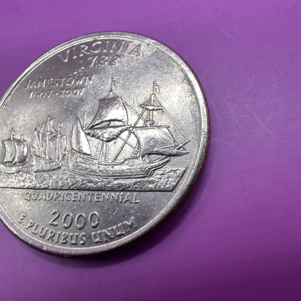 Rare 2000 Virginia Quarter (P)