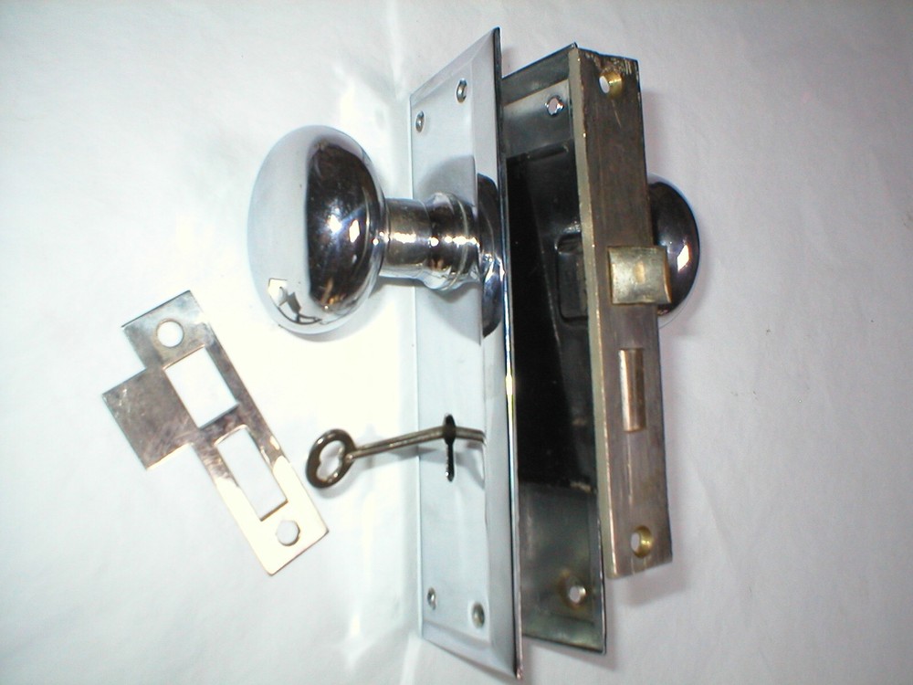 Antique Chrome Door hardware