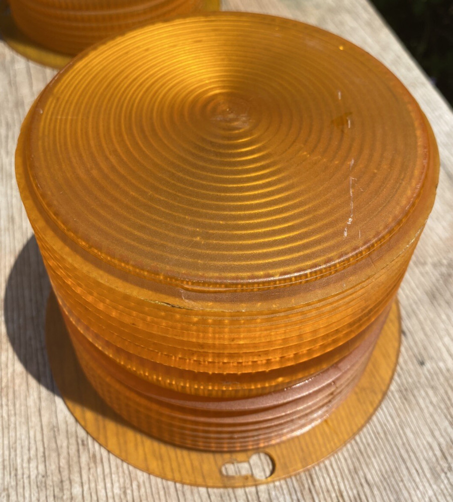 CHOICE - Mallimar 202A Strobe Light Lenses. 3 available. All great shape.