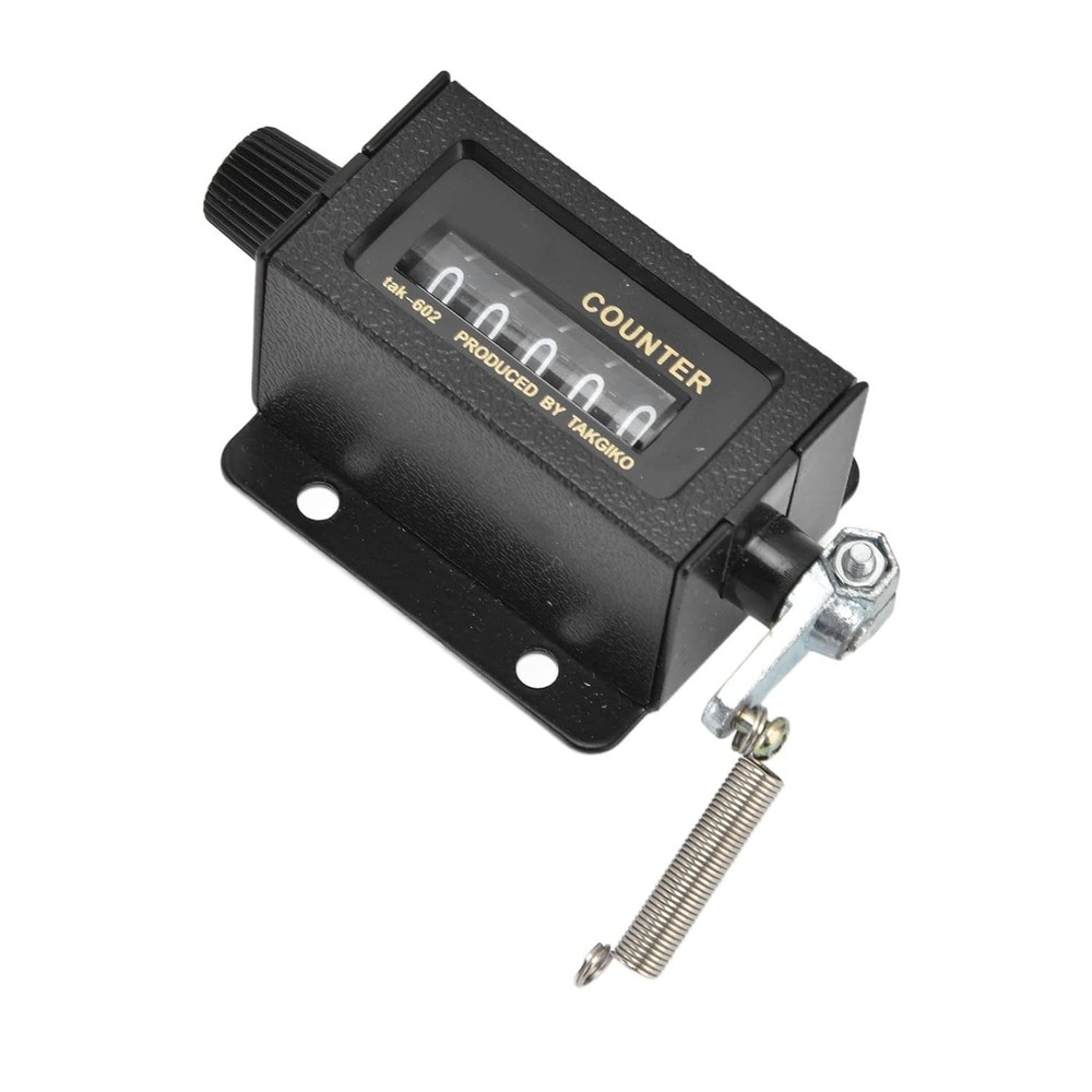 Mechanical Counter, Bale Counter 5 Digit 0-99999 Resettable...
