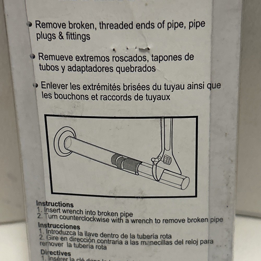 Titan 11485 Internal Pipe Wrench 3/4” Diameter Applications
