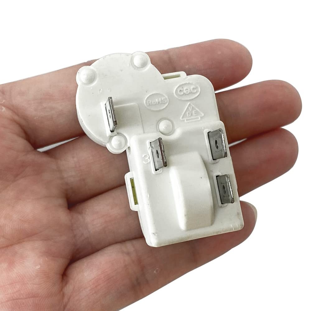 4Pin Refrigerator Compressor PTC Starter Relay Over Load Protector for...