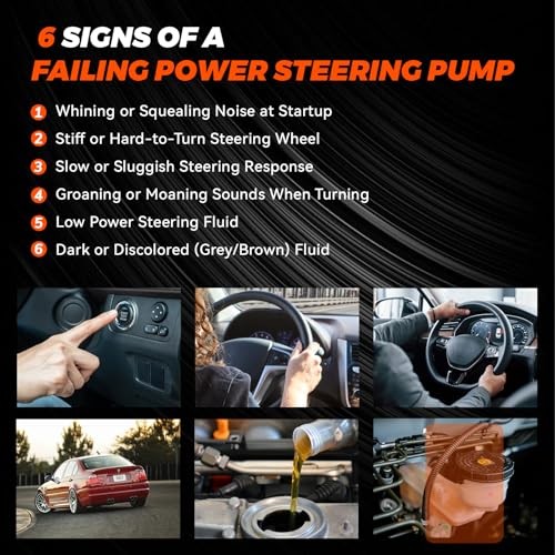 Power Steering Pump Assembly Compatible with Lexus IS300 2001 2002 2003 21-5259